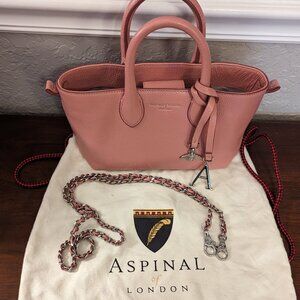 Aspinal of London Mini Paris Tote in Cherry Blossom